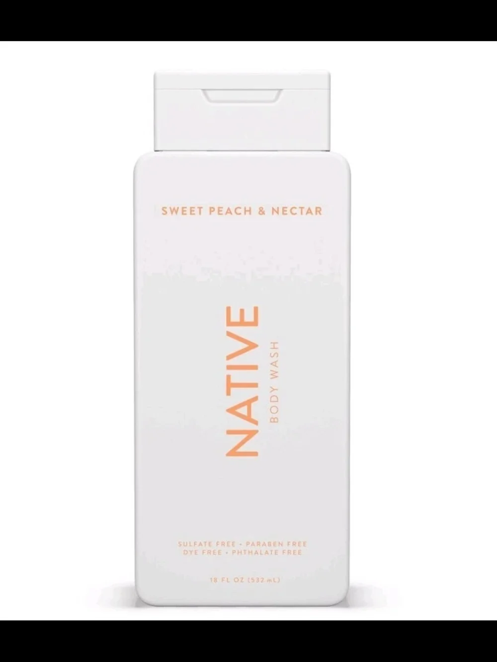 Native Sweet Peach & Nectar Sulfate-Free Body Wash - Peach